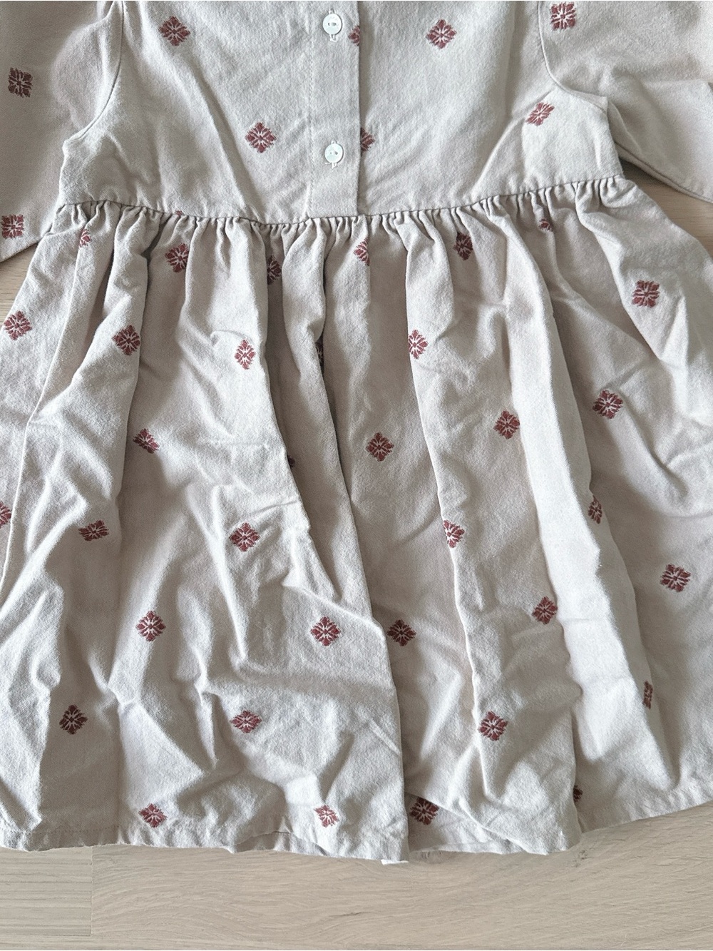 NWT Bebe Organic Ruth Dress Folk Floral - Picture 11 of 13